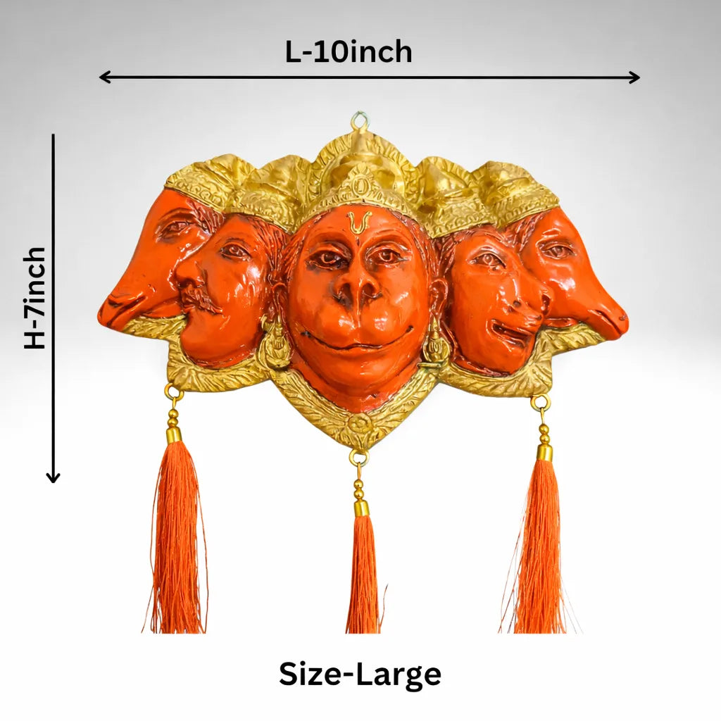 Panchmukhi Hanuman Ji Wall Hanging for Main Door