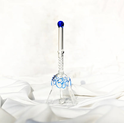 Decorative Glass Puja Bell