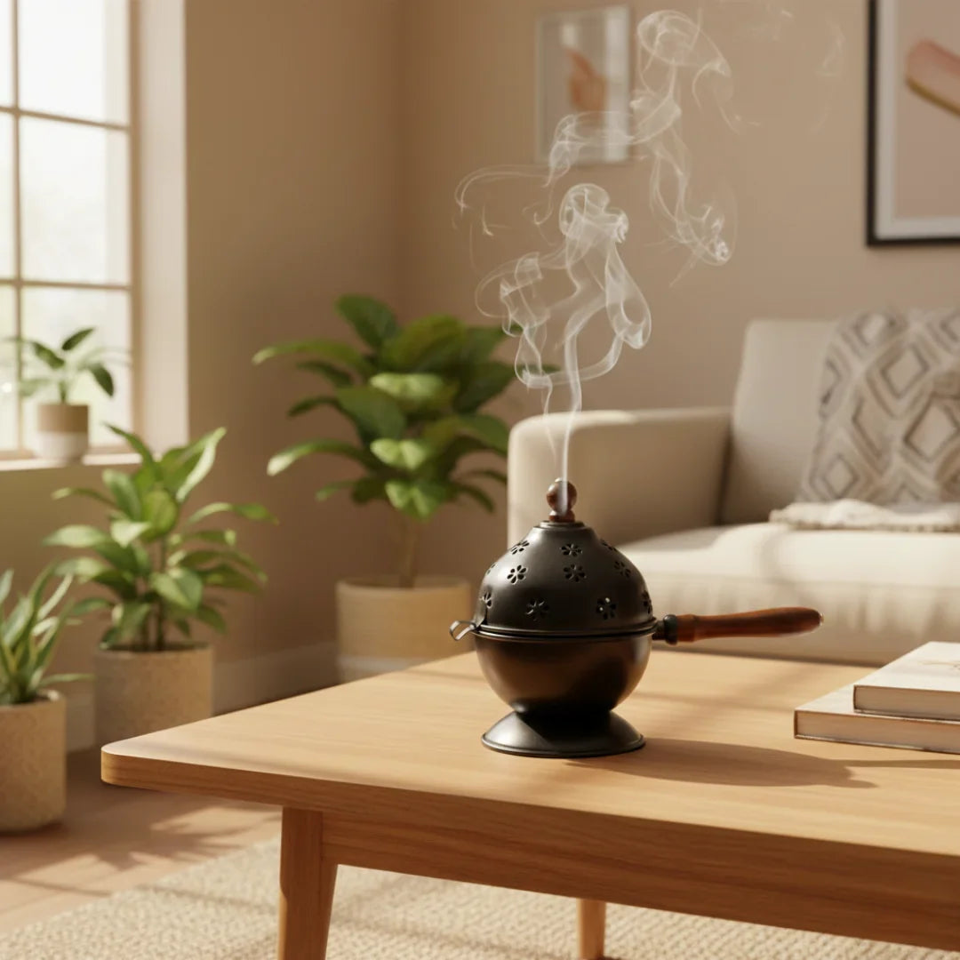 Lotus Bloom Dhoop Burner