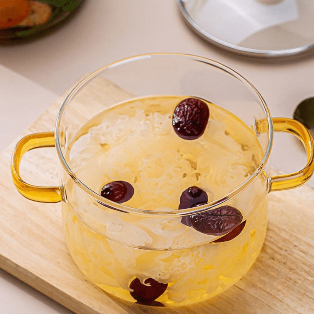 Multipurpose Borosilicate Glass Cooking Pot(3000ml)