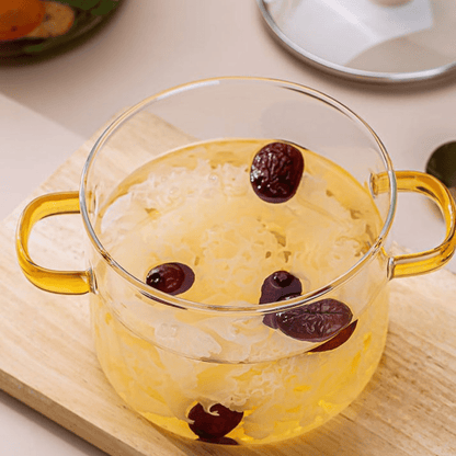 Multipurpose Borosilicate Glass Cooking Pot(3000ml)