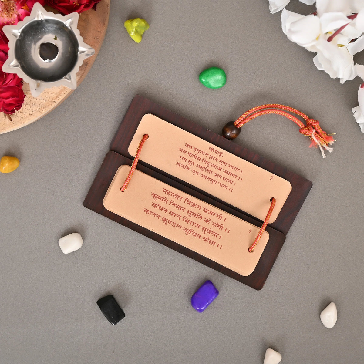 Pocket Hanuman Chalisa Wooden Book