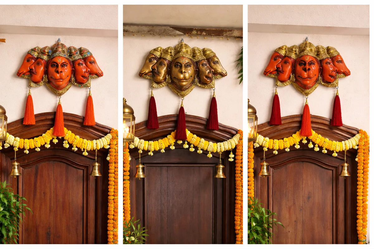 Panchmukhi Hanuman Ji Wall Hanging for Main Door