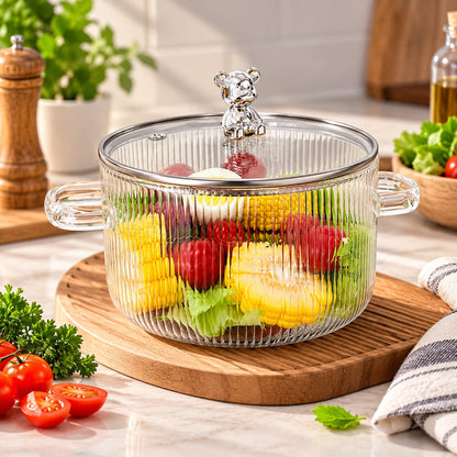 Borosilicate Glass Cooking Pot