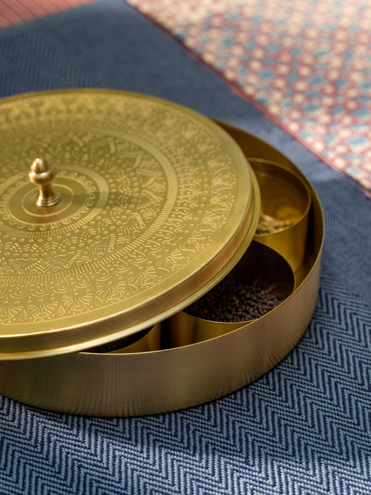 Brass Spice Box