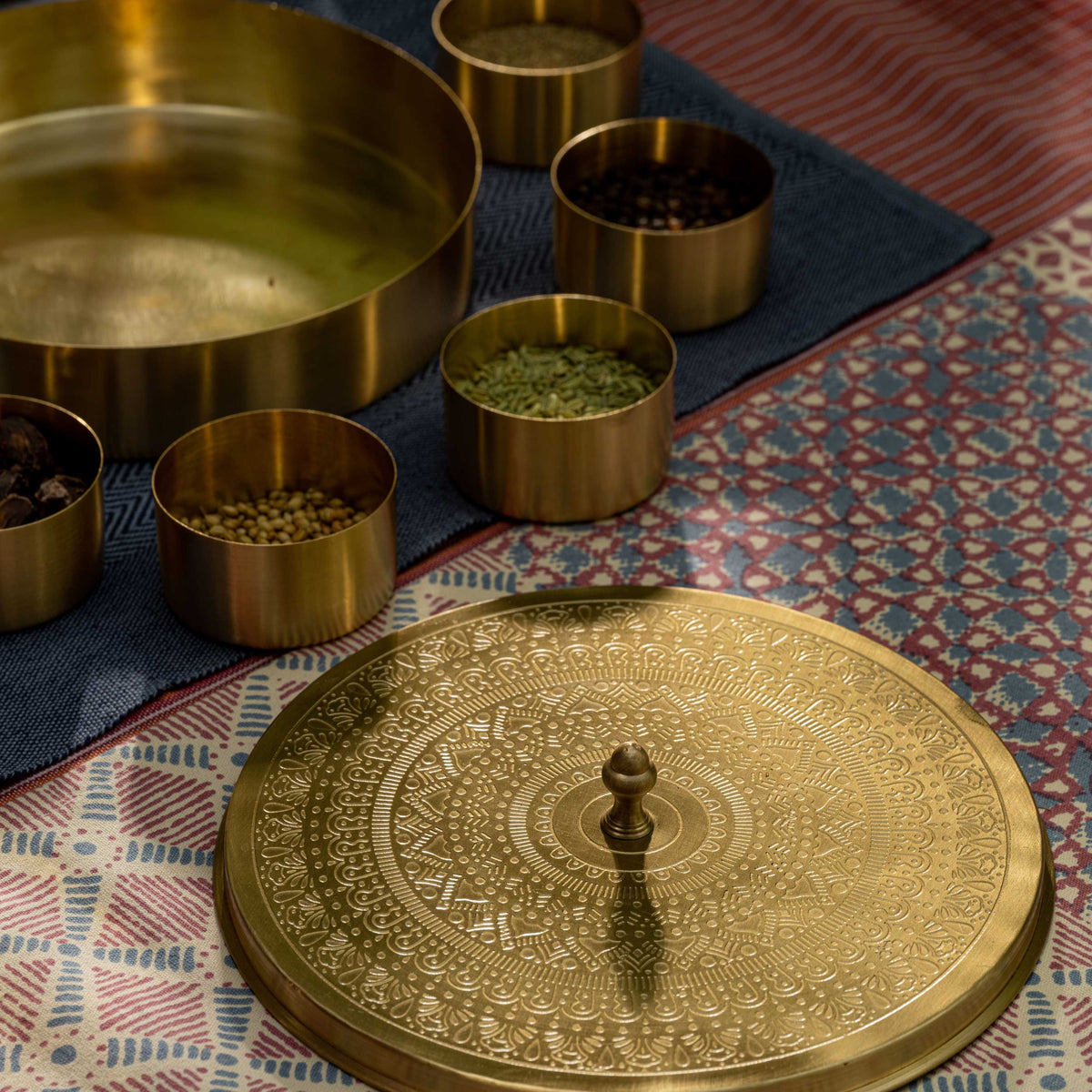 Brass Spice Box