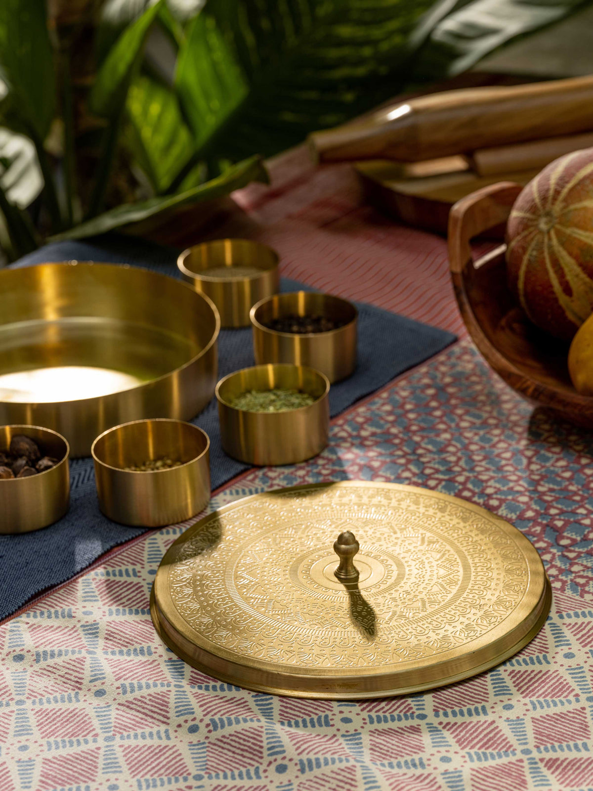 Brass Spice Box