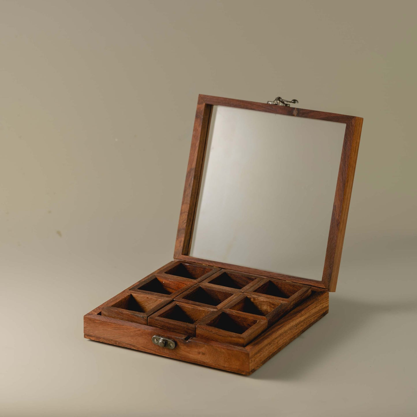 Wooden Masala Box 9 - SET