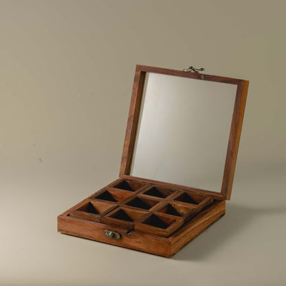 Wooden Masala Box 9 - SET