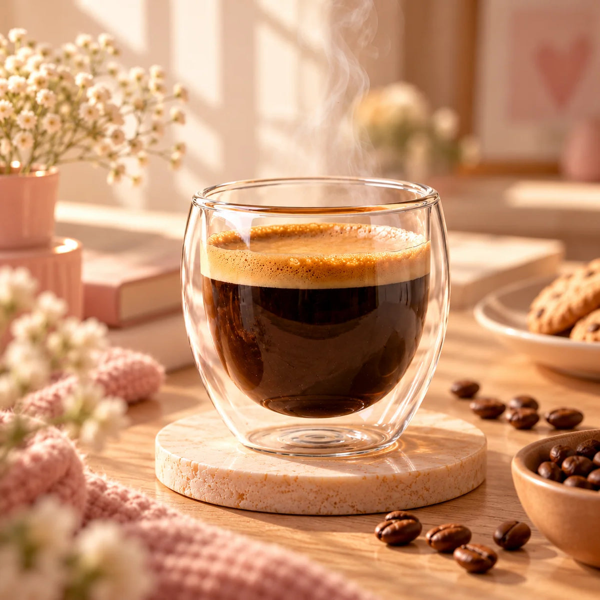 Little Sips Double-Wall Glass Cup – 250 ml