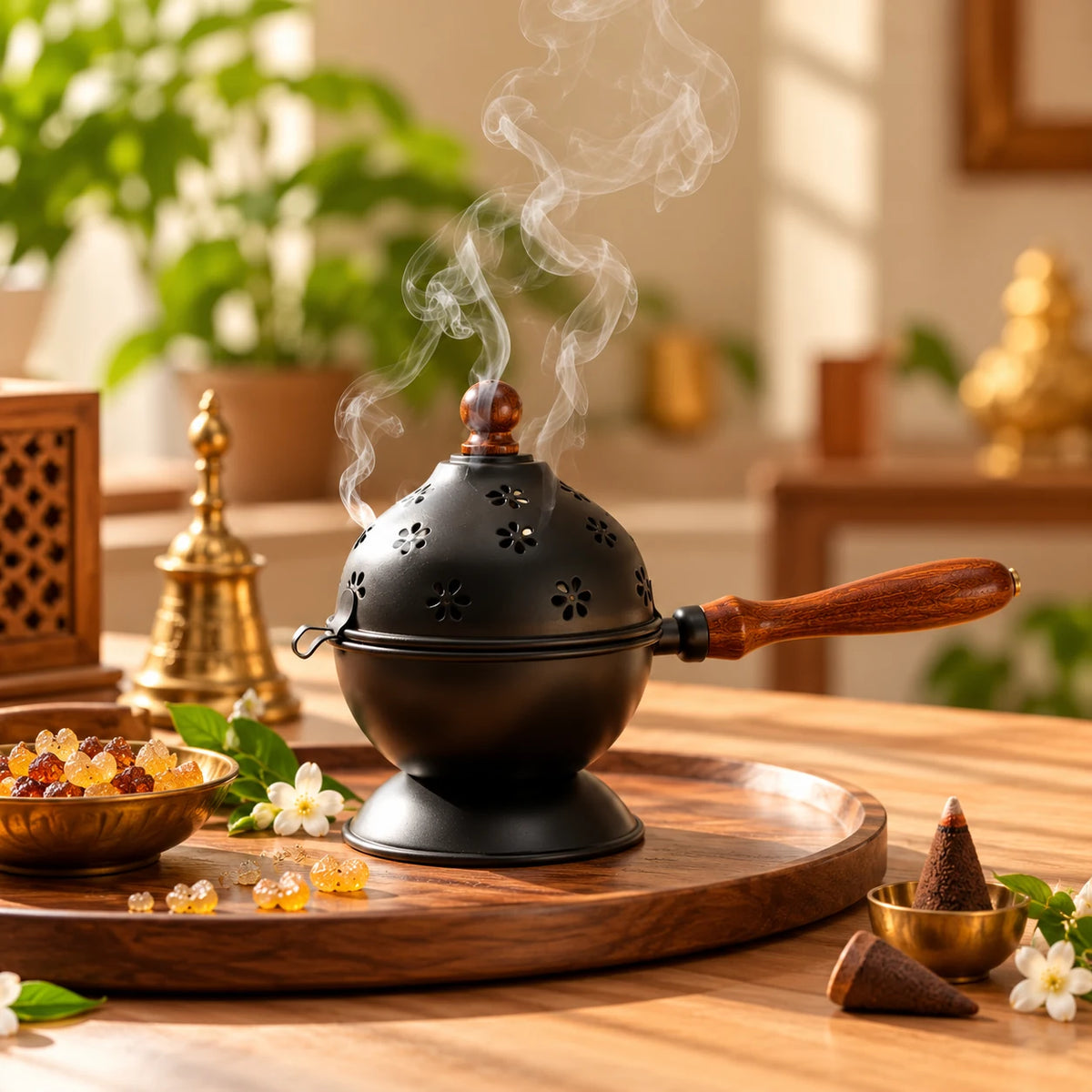 Lotus Bloom Dhoop Burner