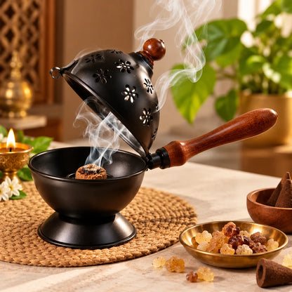 Lotus Bloom Dhoop Burner