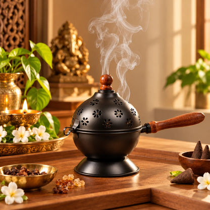 Lotus Bloom Dhoop Burner