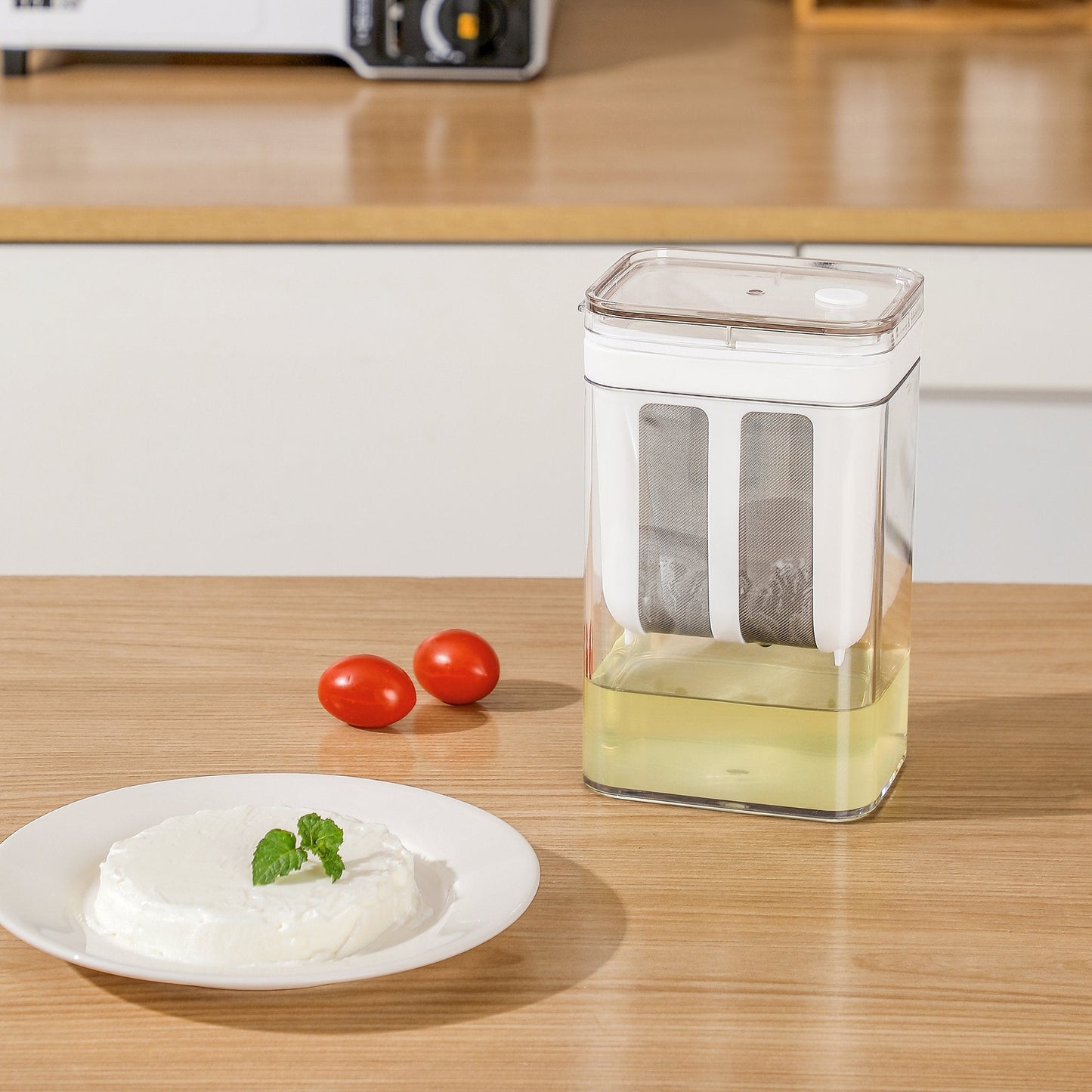 Multifunctional Yogurt Filter with Fine Mesh Strainer(1100ml)