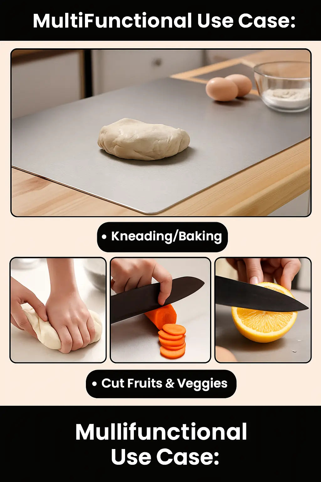 Stainless Steel Chopping Board
